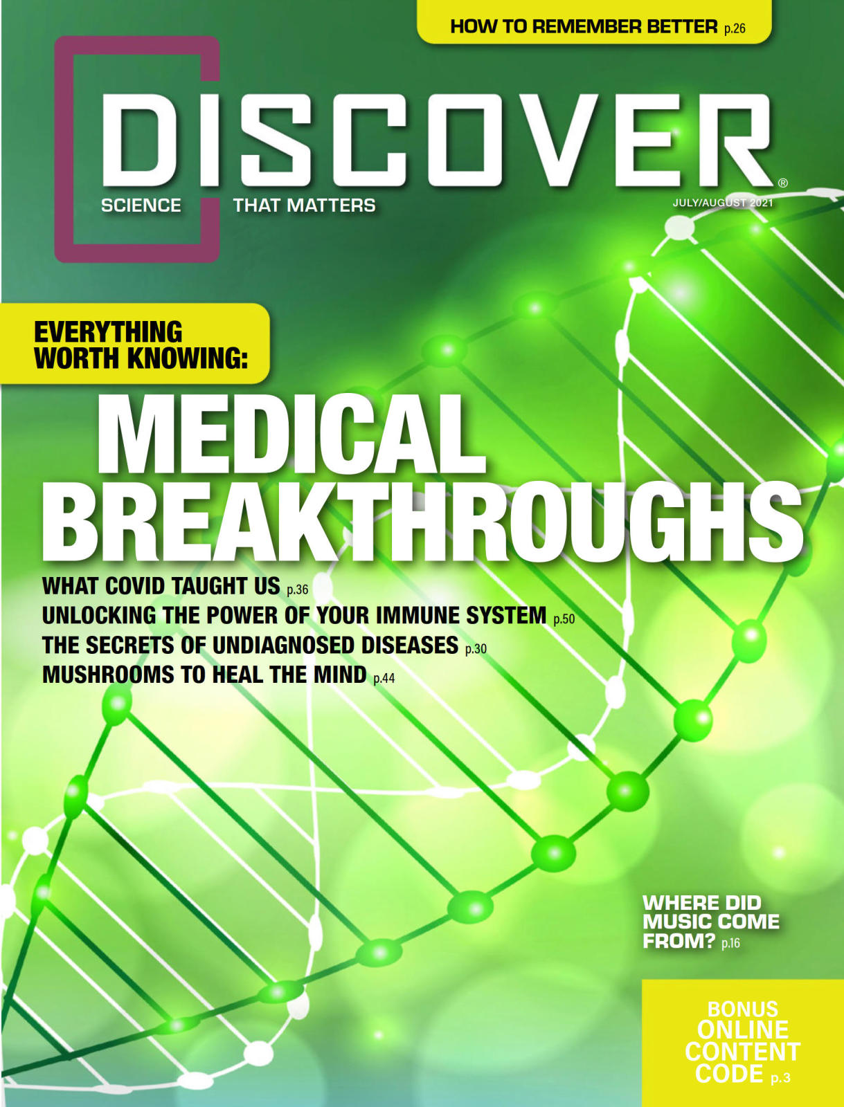 Discover 发现杂志 2021年7月8月刊下载